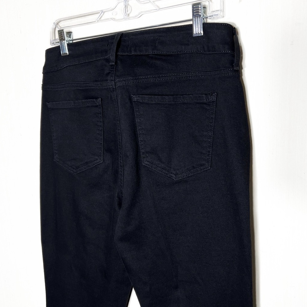 NYDJ Black Slimming Mid Rise Full Length Classic Fit Straight Leg Jeans - Picture 6 of 12